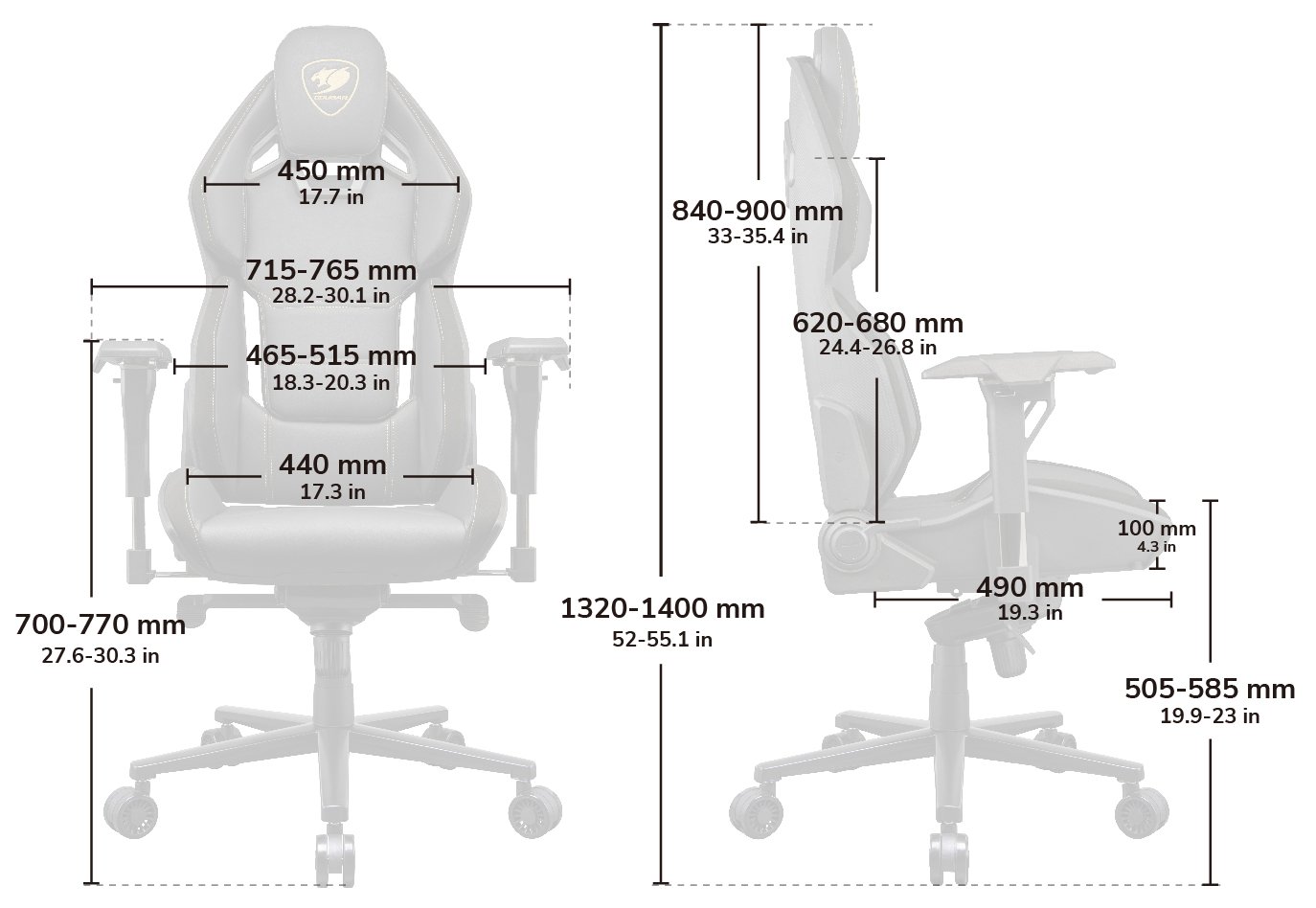 COUGAR HOTROD ROYAL Gaming chair